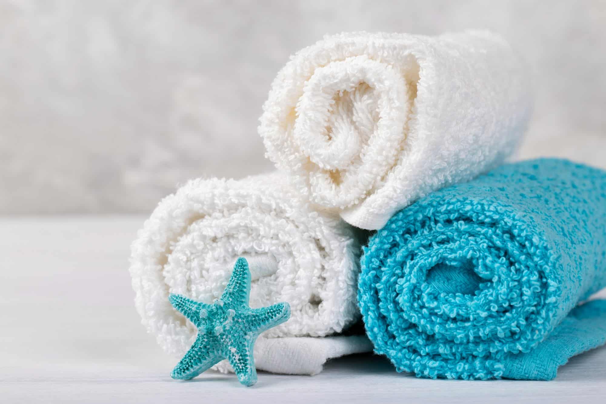 Spa composition with cotton towels